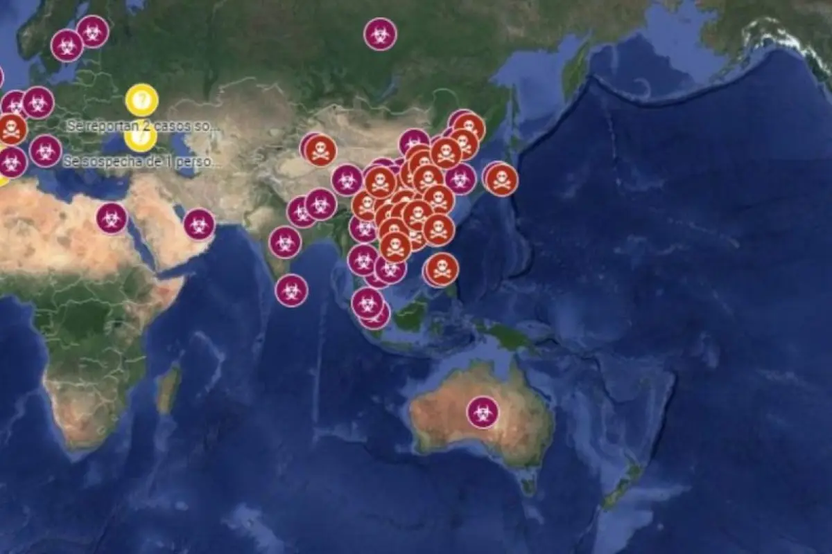 Mapa coronavirus