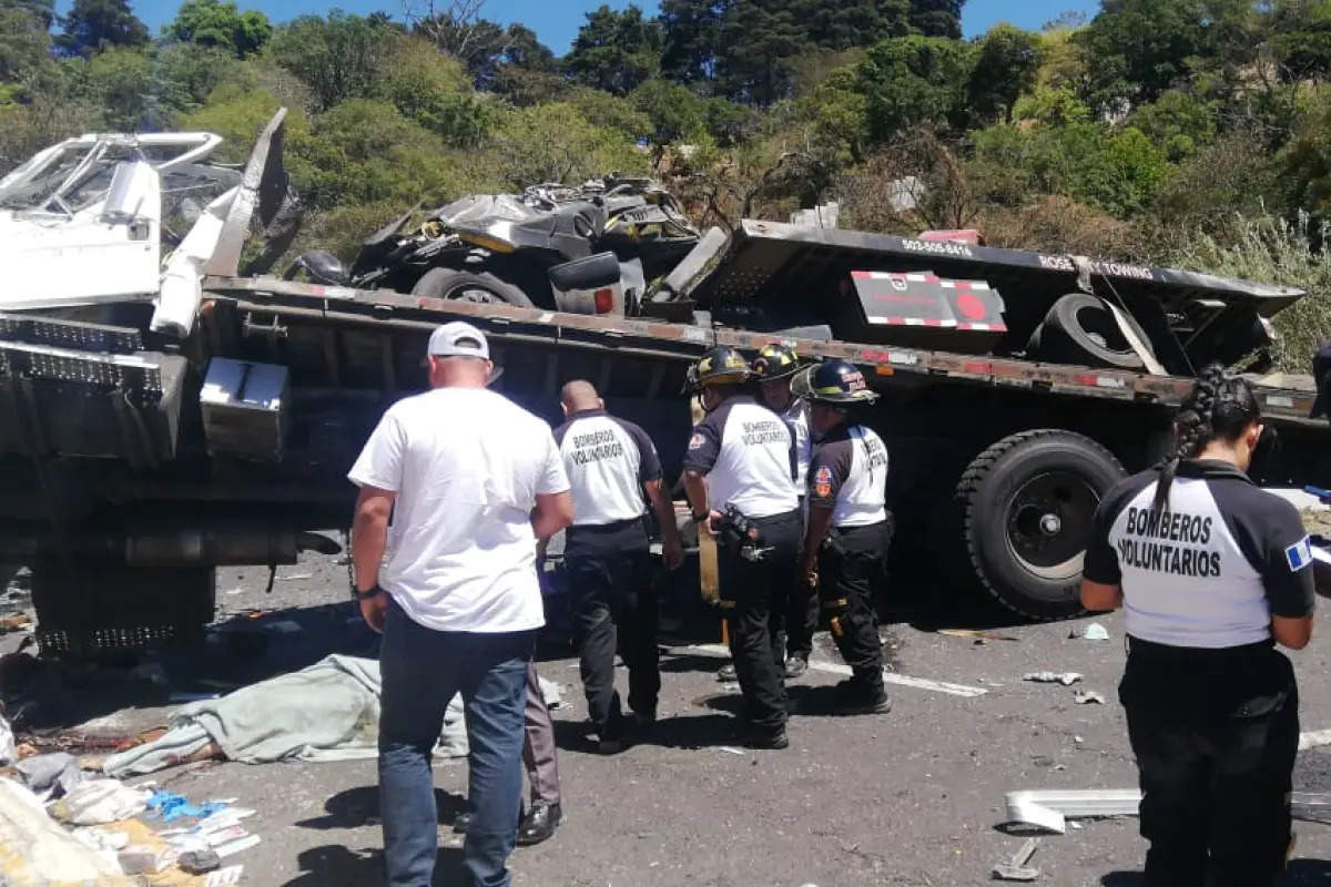 Accidente Vuelta El Chilero Emisoras Unidas Guatemala, 