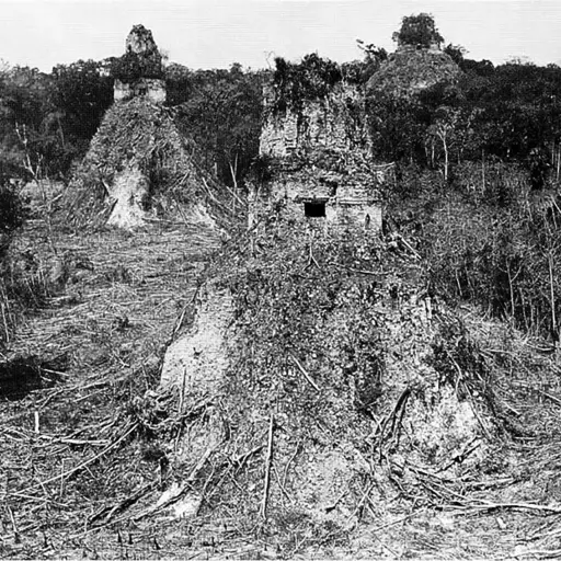 Tikal-descubrimiento-arqueológo inglés Alfred Percival Maudslay Granger ,