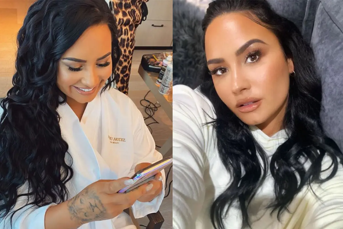 Demi Lovato sin maquillaje Emisoras Unidas Guatemala, 