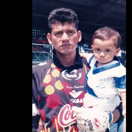 Danny Ortiz jr y su padre ,