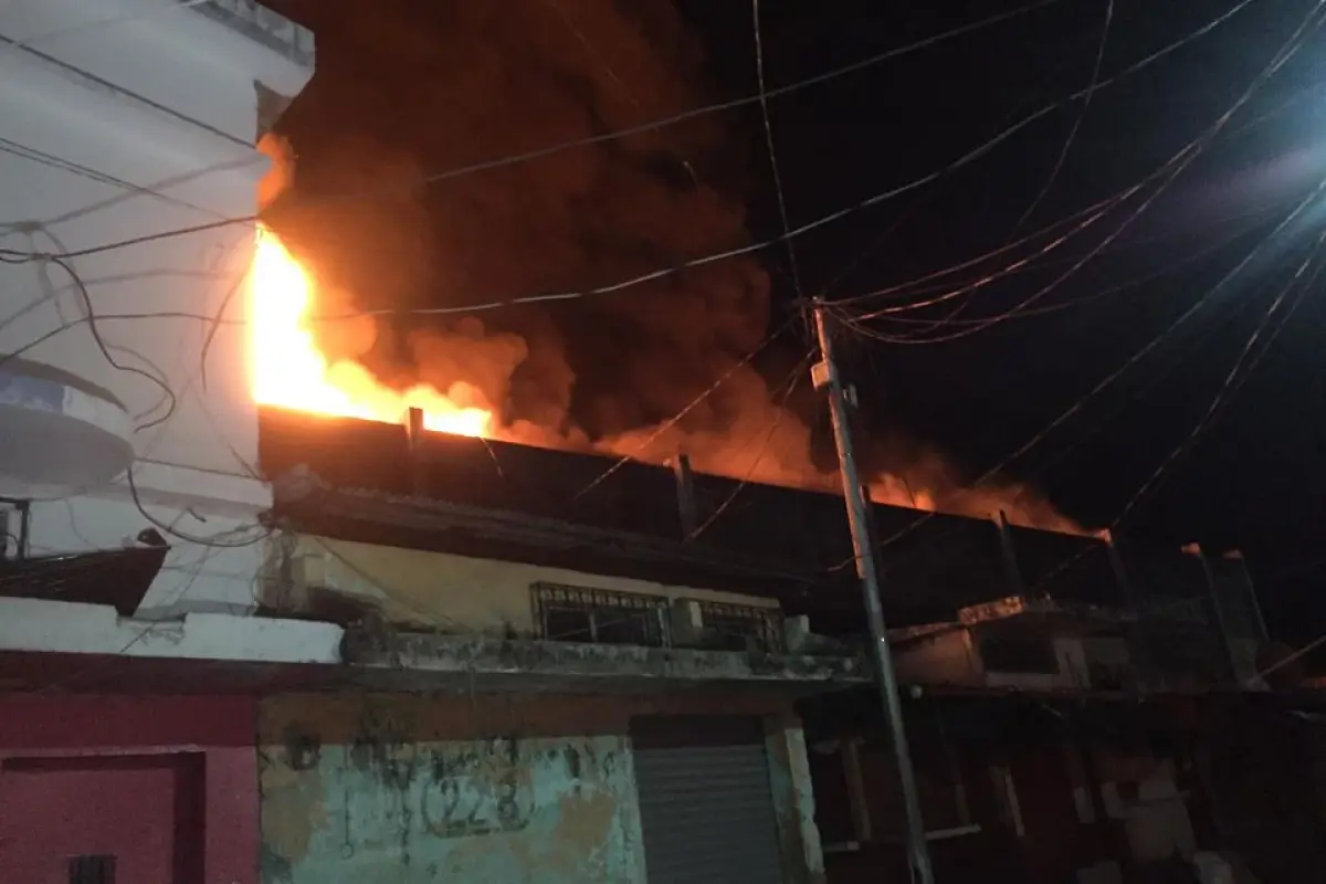 Incendio mercado Chiquimulilla Santa Rosa Emisoras Unidas Guatemala, 