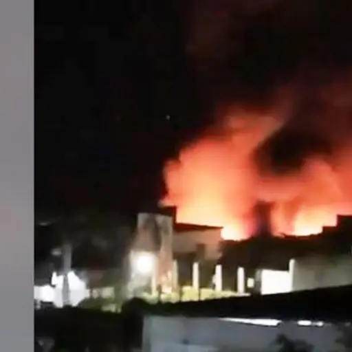 incendio mercado ,
