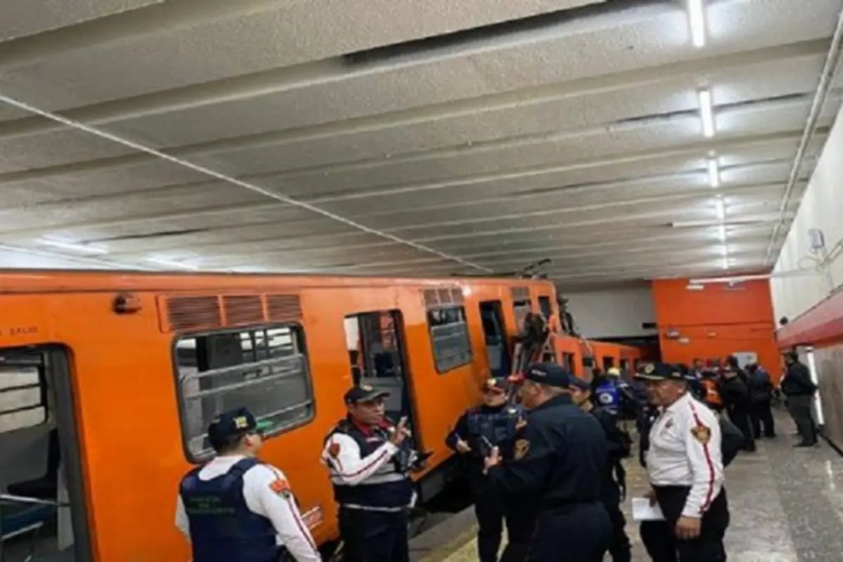 VIDEO. Choque de trenes del metro de Ciudad de México deja un muerto y 41 heridos