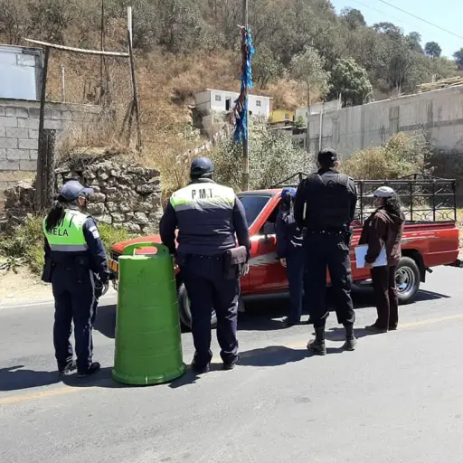 Operativos en ingresos a Quetzaltenango
