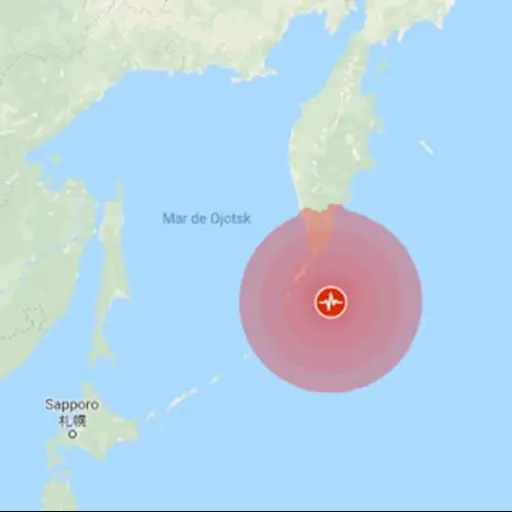 Fuerte sismo en las islas rusas de Kuriles, descartan riesgo de tsunami