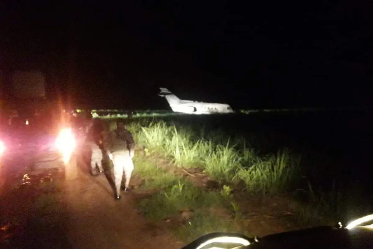 Localizan jet abandonado en paraje de Retalhuleu