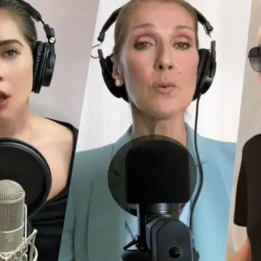 Andrea Bocelli Lady Gaga Celine Dion Together At Home