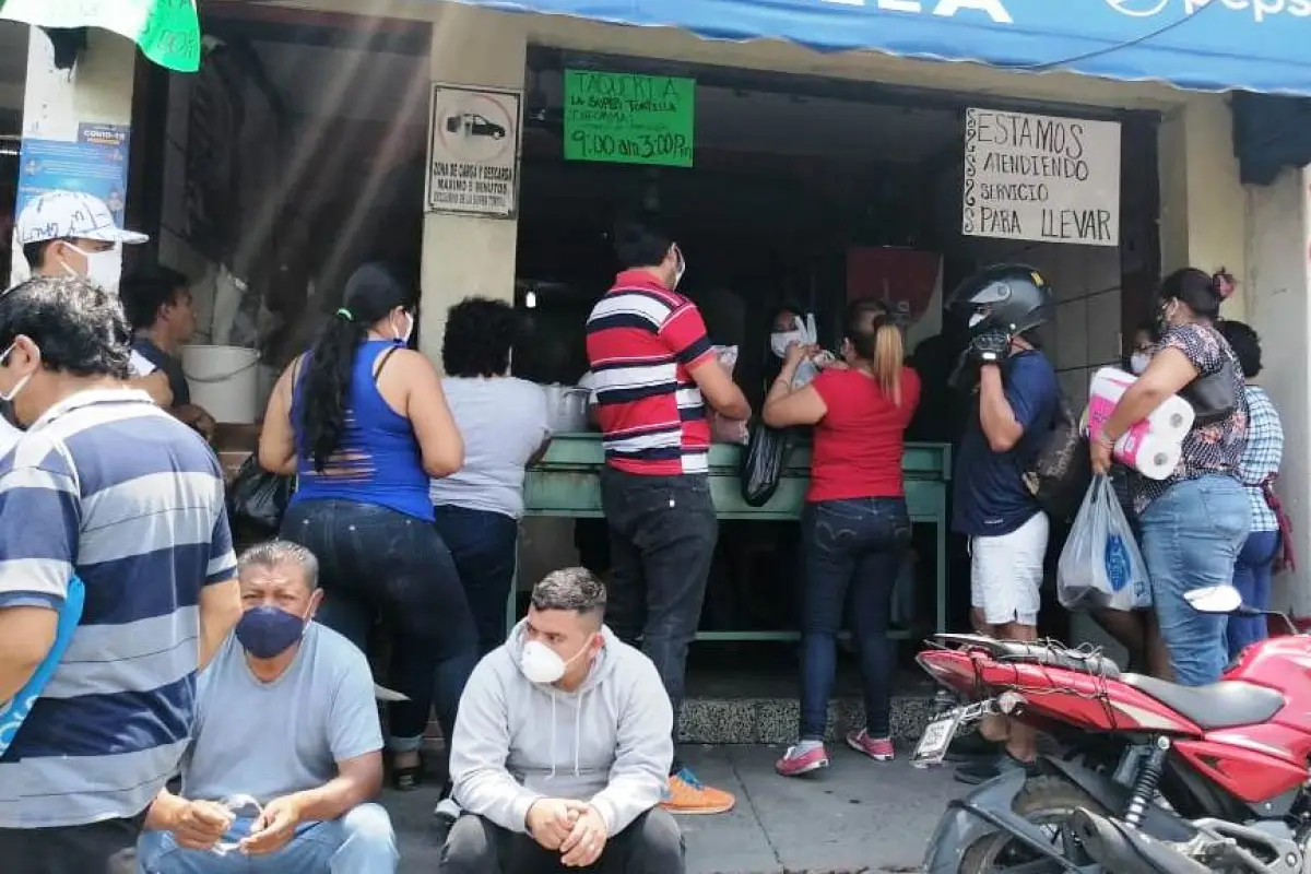 Venta de tortillas de harina. Foto: Oliver Paniagua. 