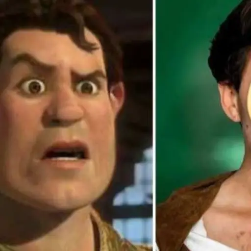 Shrek Humano coldsplay ,