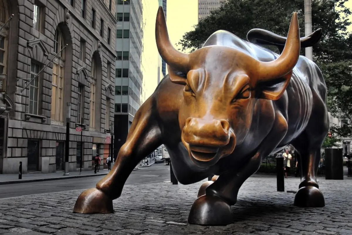 escultura toro wall street, 