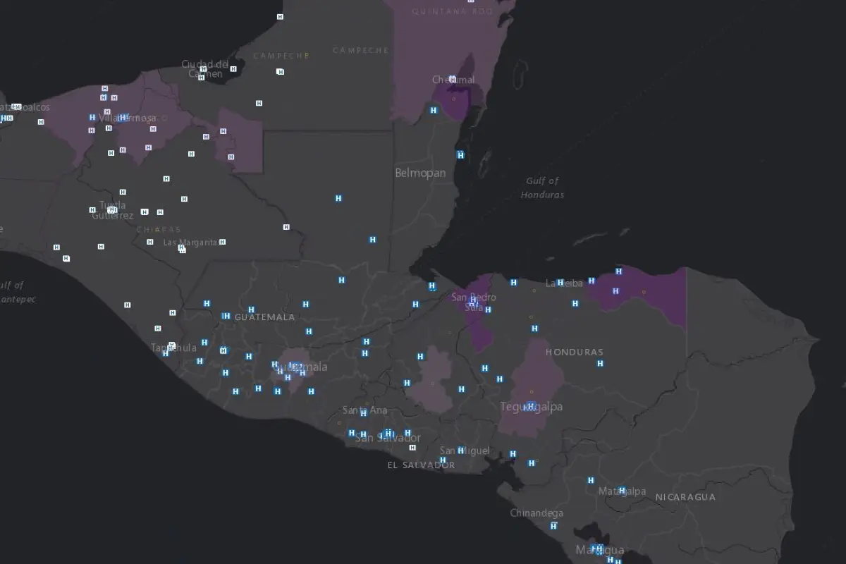 mapa guatemala coronavirus 2, 