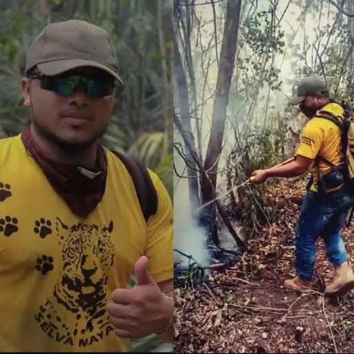 Werner-Durán-Ayuda-Apagar-Incendios-Petén ,