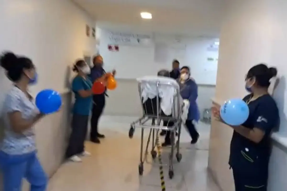 si se pudo dicen en hospital a paciente de 96 años que venció al coronavirus