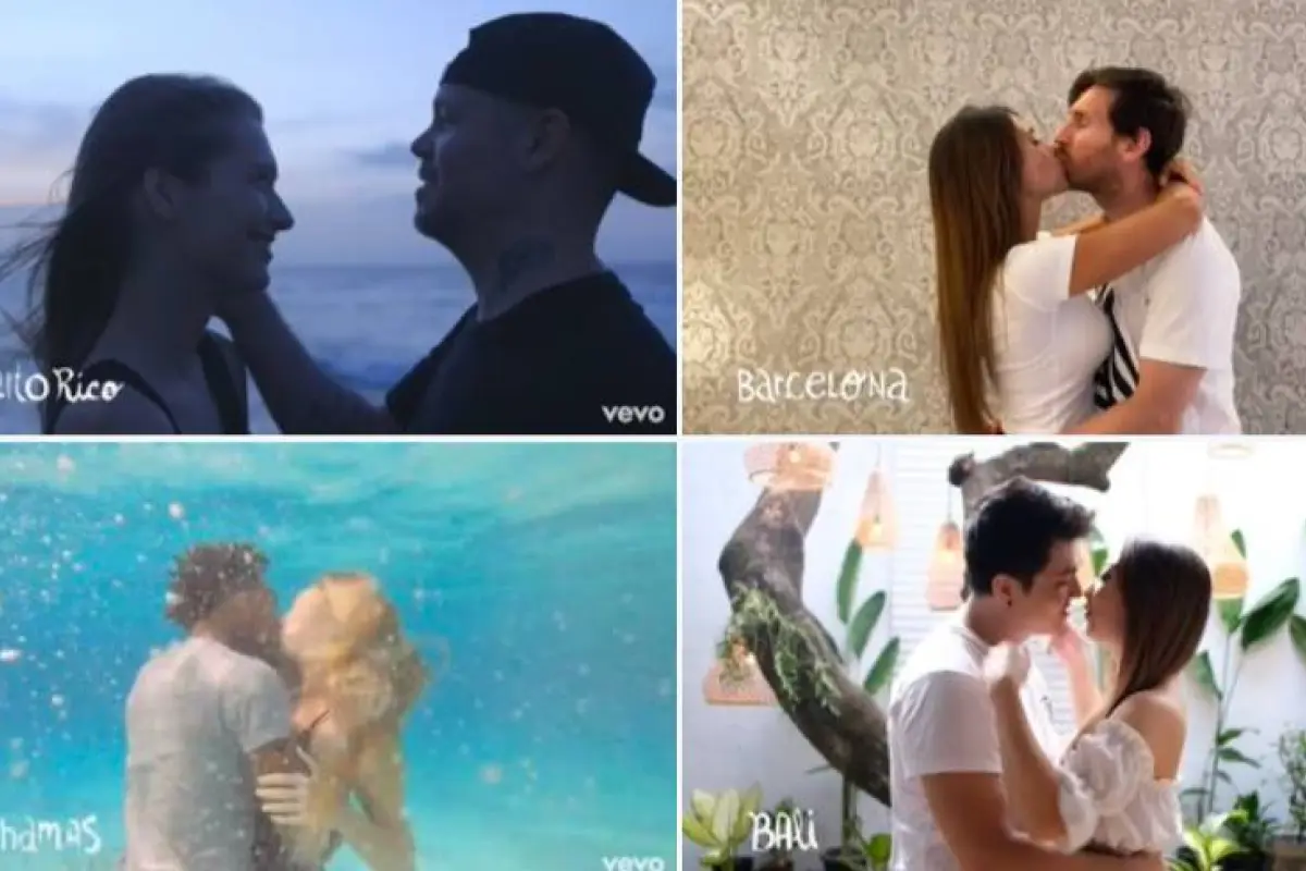 Las redes estallan con los besos de Ricky Martin, Messi, ‘Canelo’, entre otros