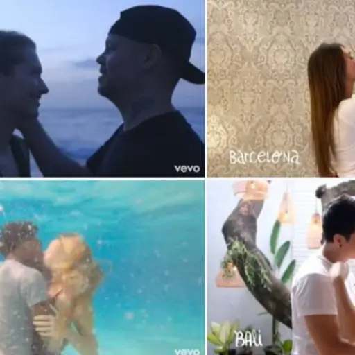 Las redes estallan con los besos de Ricky Martin, Messi, Canelo, entre otros