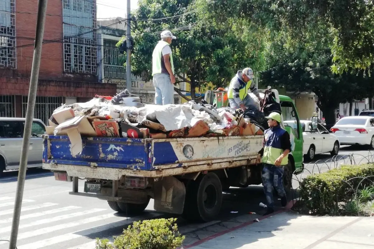 recolección de basura-guatemala, 