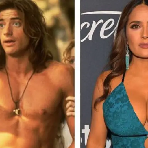 Salma Hayek sin maquillaje al natural