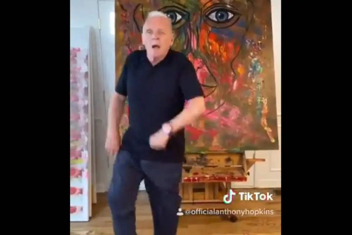 Anthony Hopkins debuta en tik tok