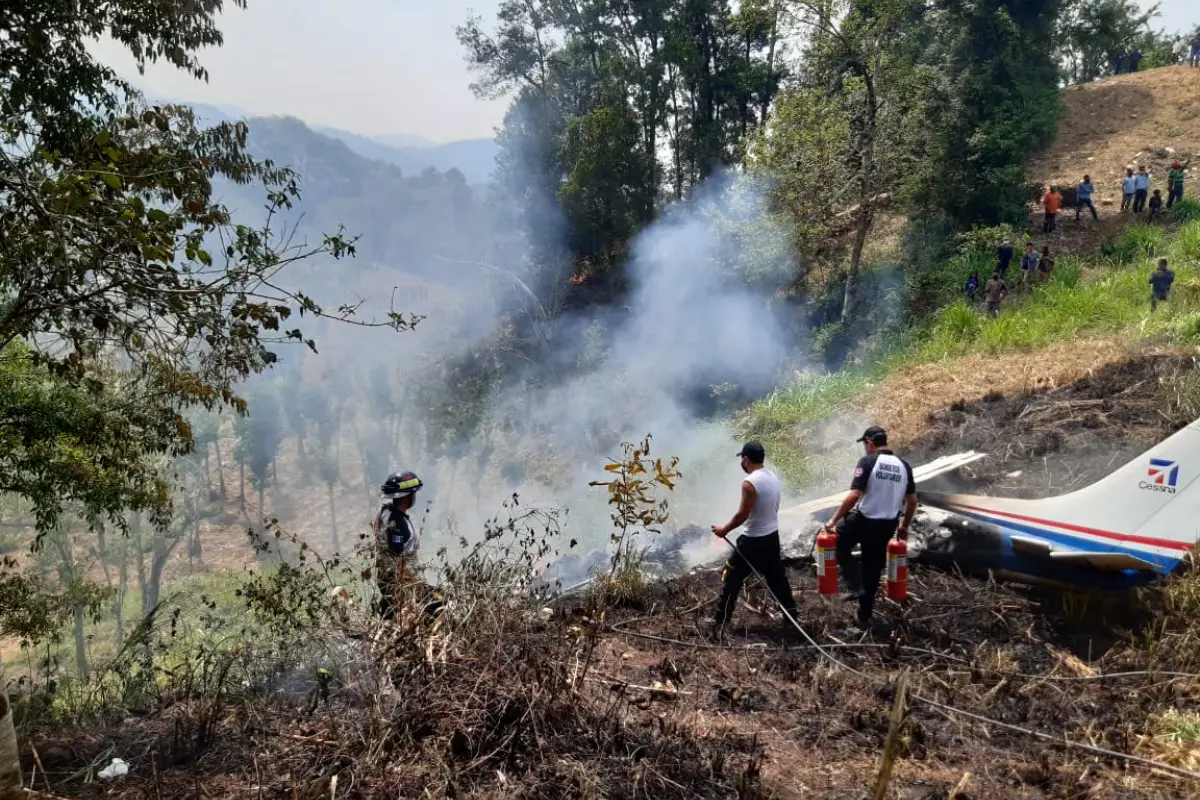 accidente aereo Joyabaj Quiché Emisoras Unidas Guatemala, 