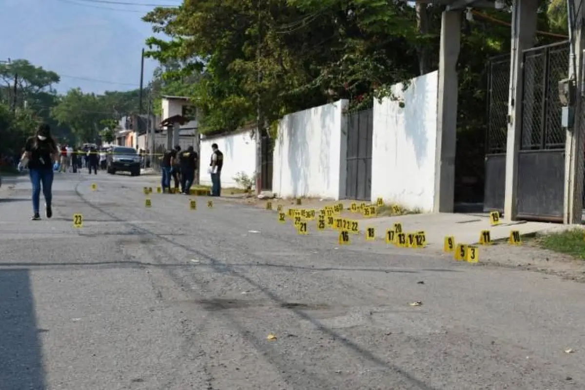 MP concluye con procesamiento de escena donde fue asesinado alcalde de Teculután
