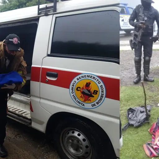 Recien nacido abandonado en ruta Interamericana Emisoras Unidas Guatemala ,