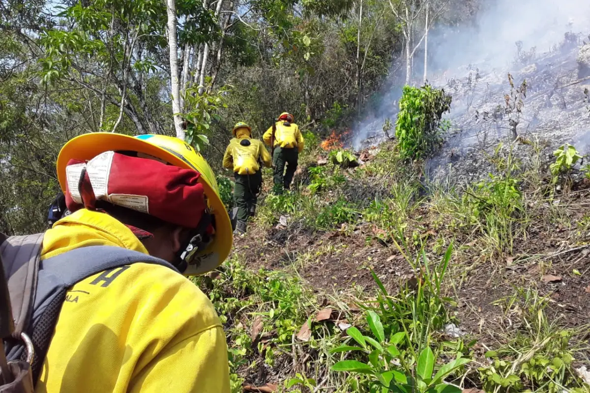 Incendio forestal Emisoras Unidas Guatemala, 