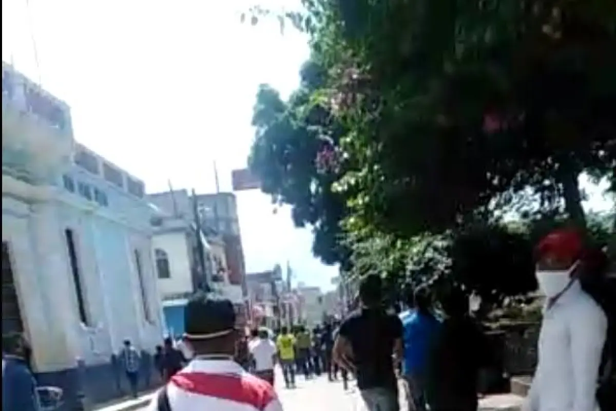 VIDEO Disturbios en San Idelfonso Ixtahuacán, Huehuetenango