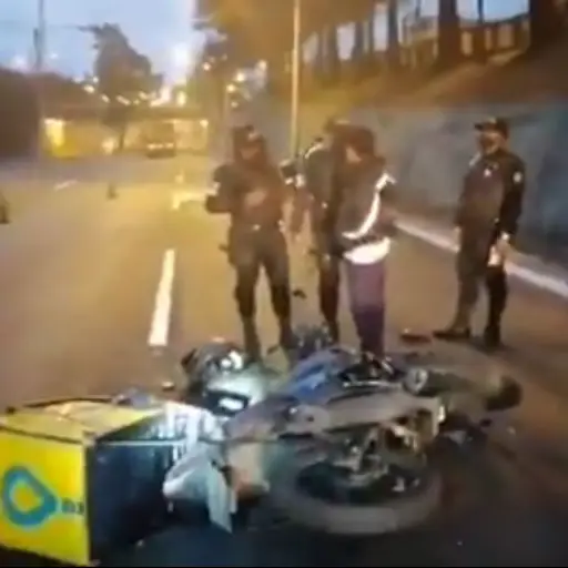 Motorista atropellado periferico Emisoras Unidas Guatemala ,