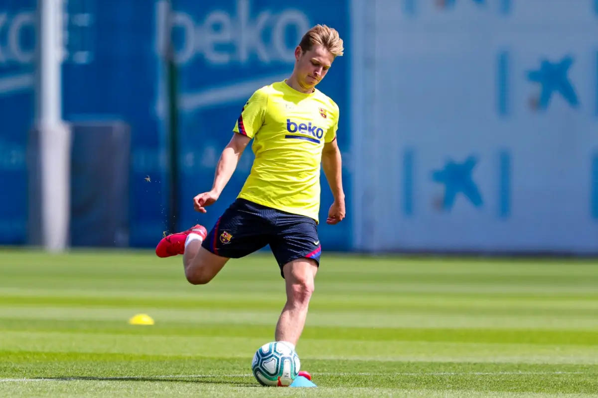 Frenkie-de-Jong-Entrenamientos-Barcelona, 