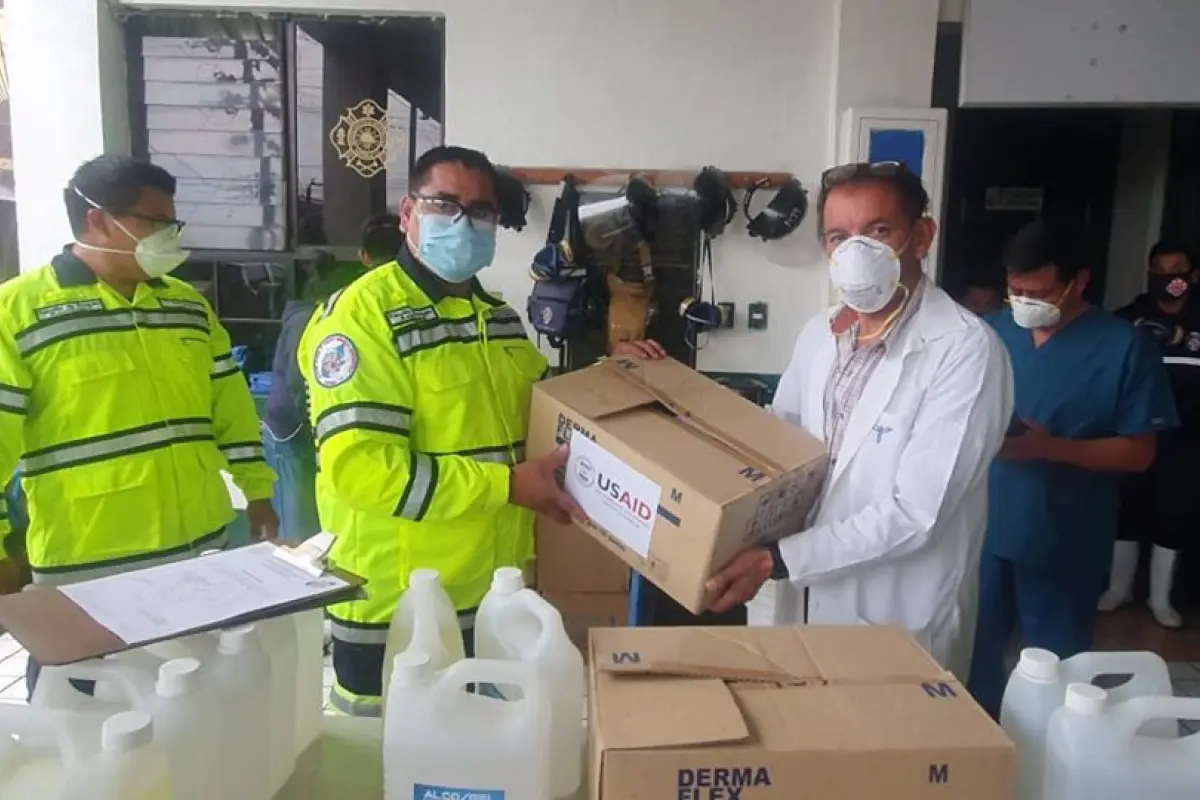 Embajada de los Estados Unidos asistencia coronavirus Emisoras Unidas Guatemala, 