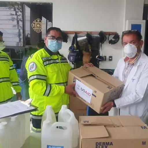 Embajada de los Estados Unidos asistencia coronavirus Emisoras Unidas Guatemala ,