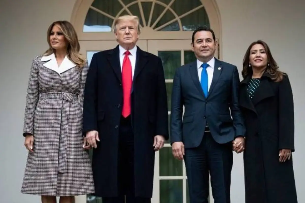 El mensaje que envió Jimmy Morales a Donald Trump por su cumpleaños