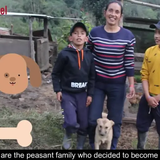 Familia campesina colombiana conquista YouTube con 'tips' para abrazar el agro