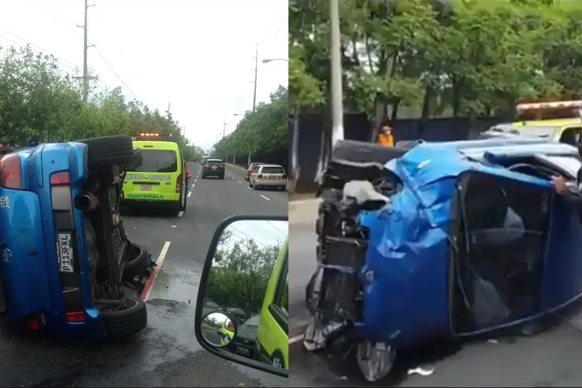 vehiculo volcado atanasio tzul Emisoras Unidas Guatemala, 