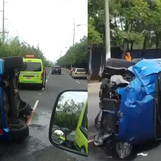 vehiculo volcado atanasio tzul Emisoras Unidas Guatemala ,