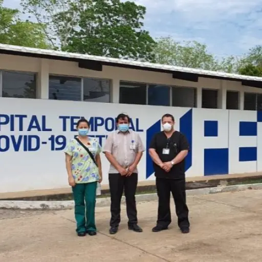 empieza a funcionar hospital temporal de Peten ,