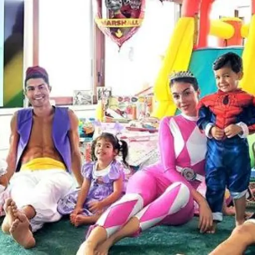 Cristiano-Georgina-Celebran-Cumpleaños-Eva-Mateo ,