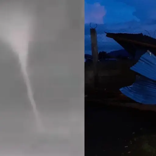 VIDEO | Fuertes vientos generan daños en viviendas en Chiantla