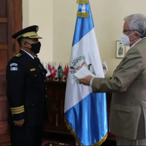 Ervin Mayen es separado como director de la PNC y nombran sustituto