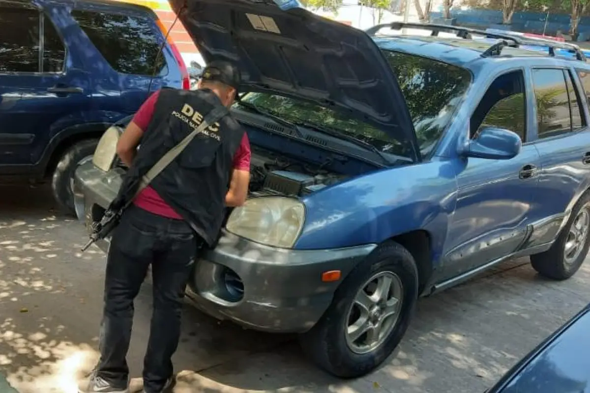 capturado con vehículo robado Emisoras Unidas Guatemala, 