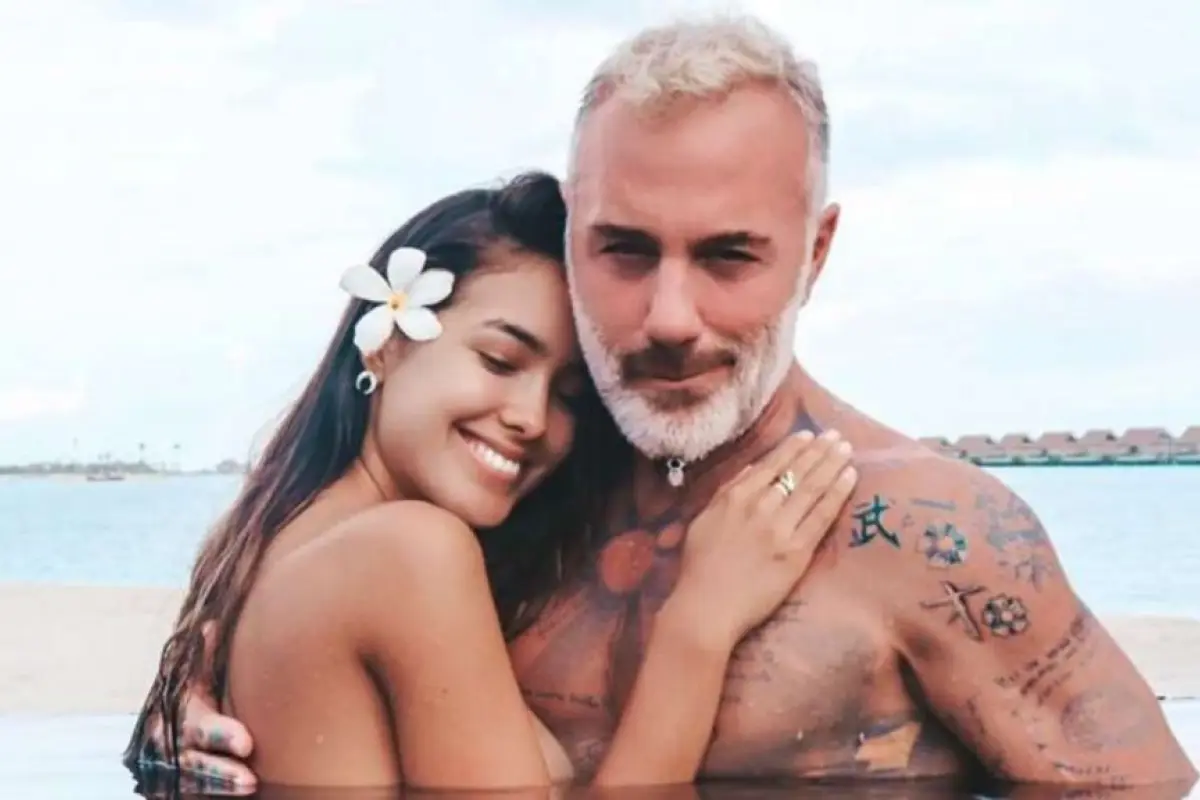 Gianluca Vacchi y Sharon Fonseca padres