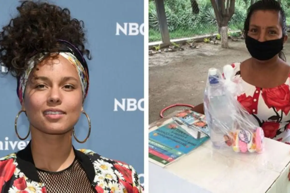 Alicia Keys fundación entrega donaciones a guatemaltecos