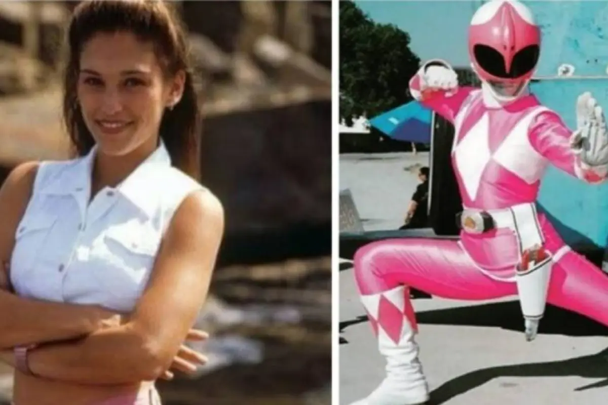 ¡Luce sensacional! La primera Power Ranger Rosa tiene 49 años y sigue ...
