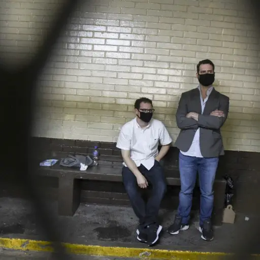 Los hijos del expresidente Martinelli fueron detenidos en un hangar privado. 