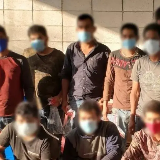 Migrantes detenidos en Texas. Foto: Cortesía