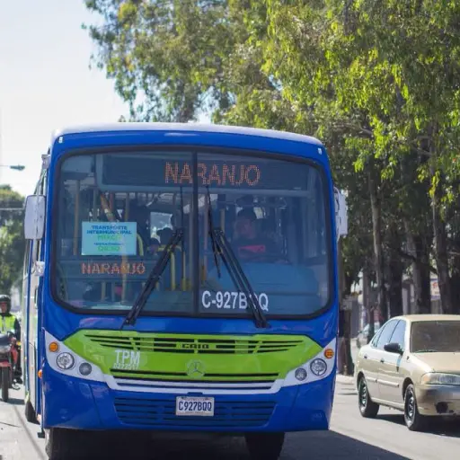 Al menos 120 autobuses participarán en la manifestación, 60 de ellos saldrán del municipio de Mixco. ,ArchivoEU.