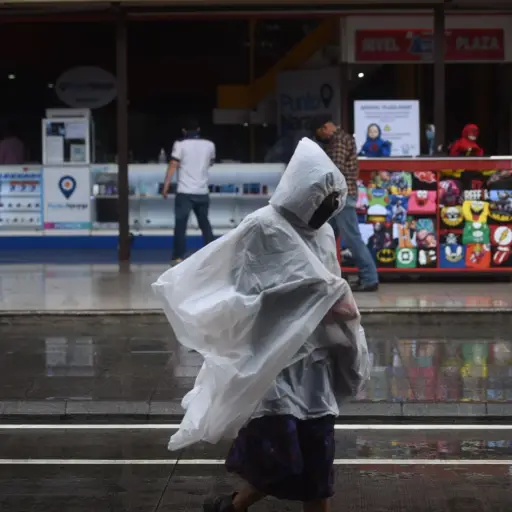 Lluvia en Guatemala. Foto: Edwin Bercián