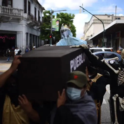 Honorables por siempre protesta en el Paseo de la Sexta. Foto: Edwin Bercián
