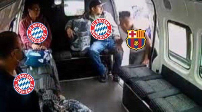 Memes Barcelona vs Bayern | 